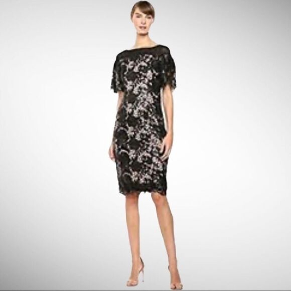 Calvin Klein Dresses & Skirts - Calvin Klein Women's Embellished Lace Sheath Dress